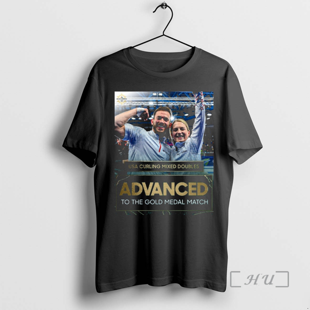 Officials Usa Curling Mixed Doubles Advanced To The Gold Medal Match Premium T Shirts Sweater Hoodie