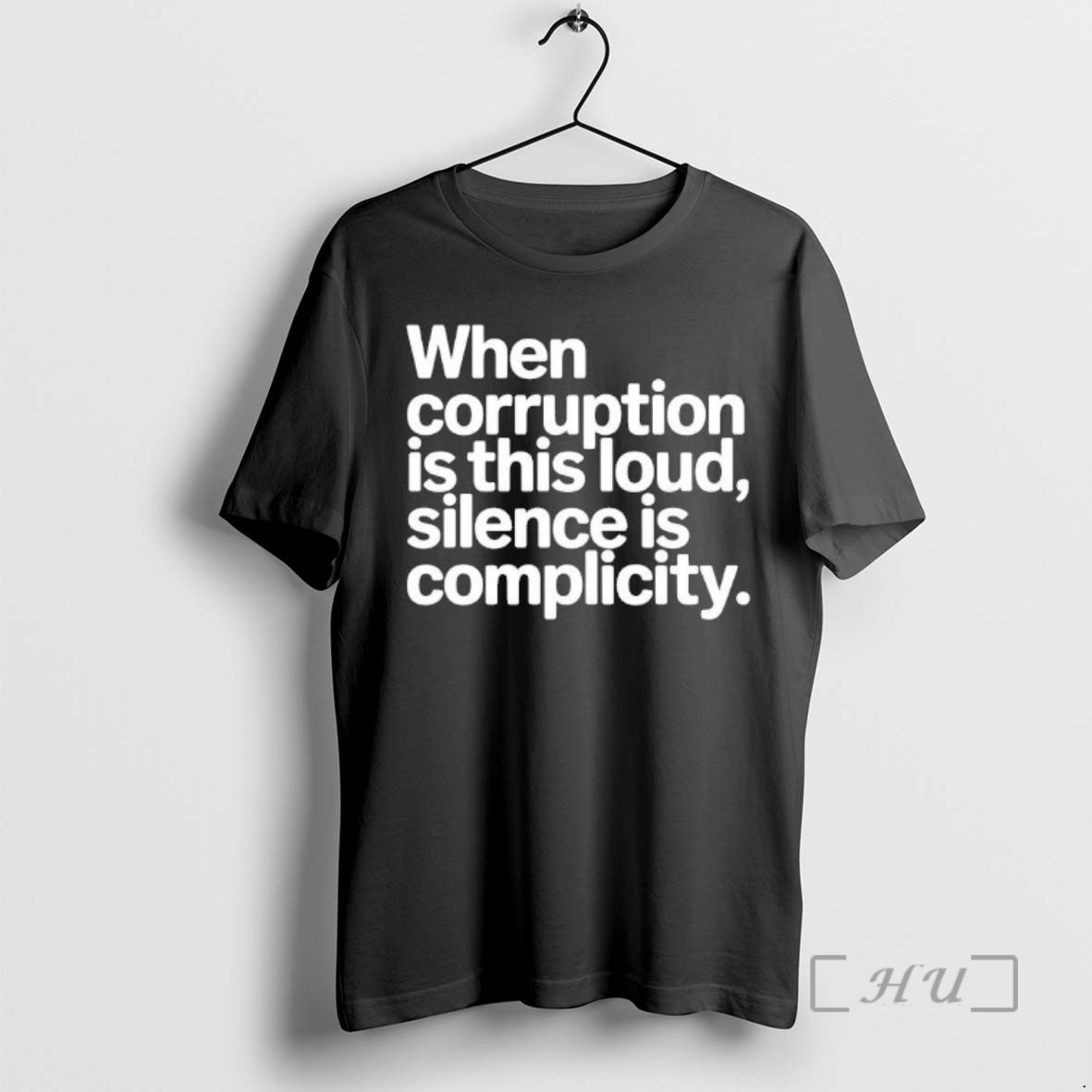 Officials When Corruption Is This Loud Silence Is Complicity Premium T Shirts Sweater Hoodie