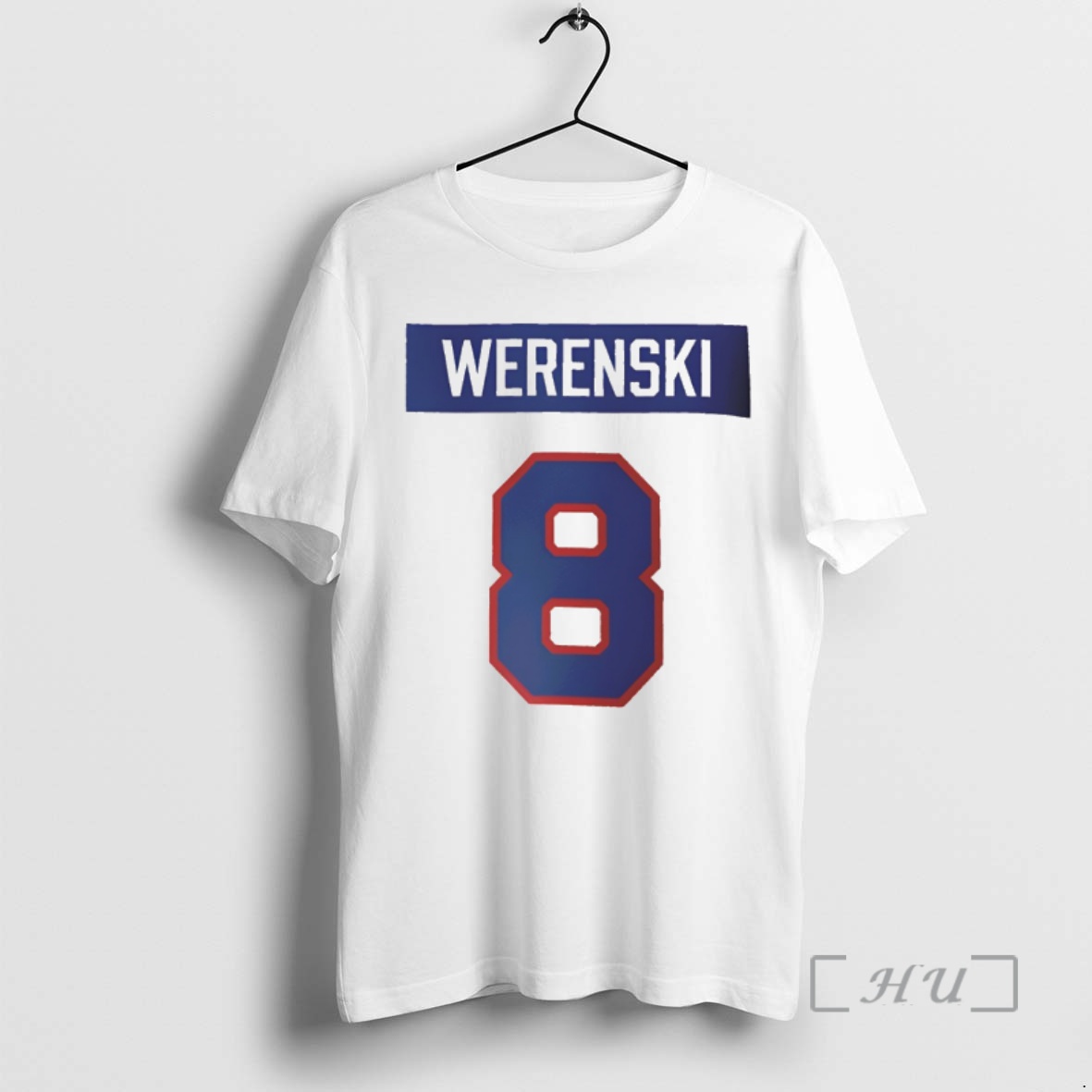 Officials Zach Werenski 8 American Hockey Monsters Hockey Legend Gold Medal Premium T Shirts Sweater Hoodie