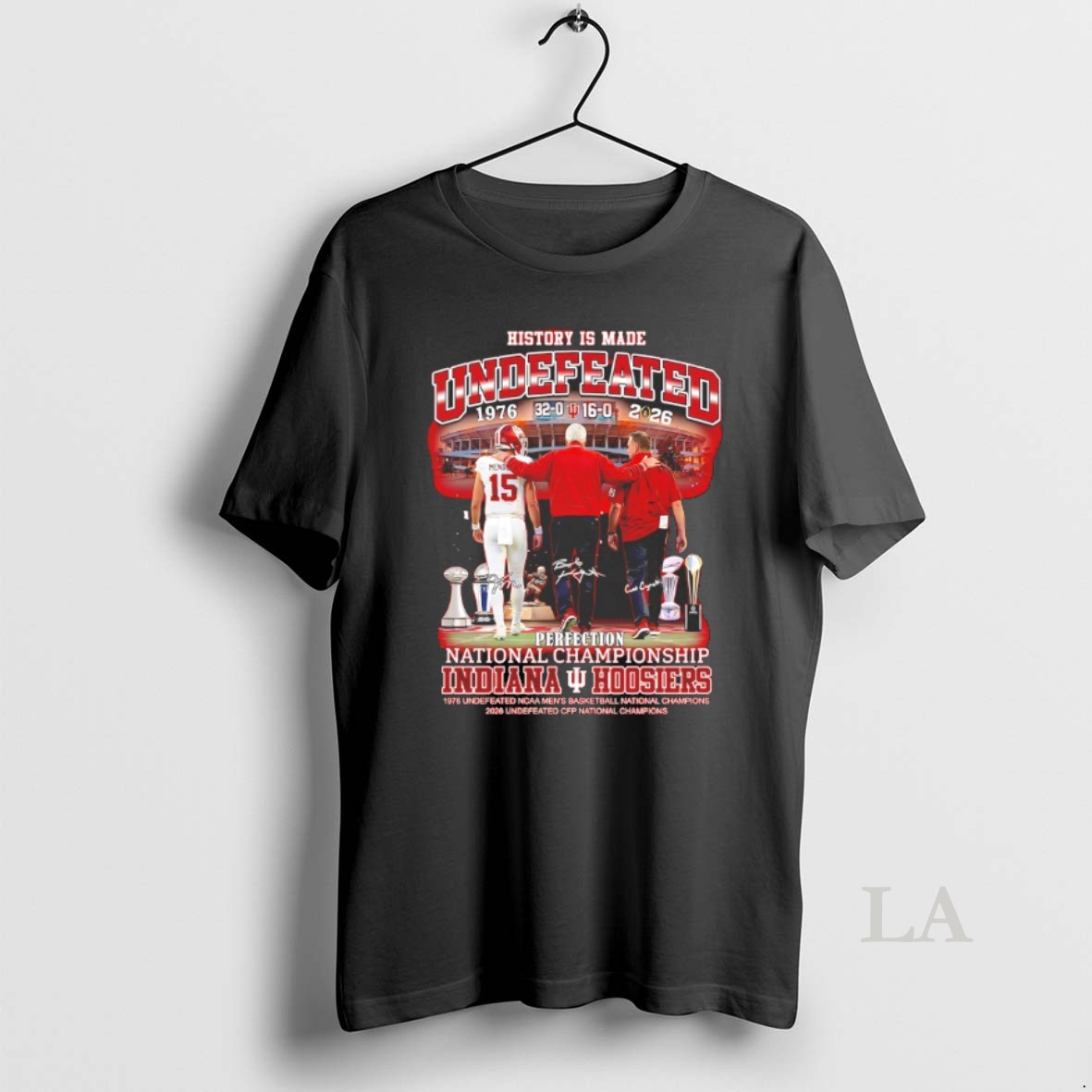 Original History Is Made Undefeated Perfection National Championship Indiana Hoosiers Shirt