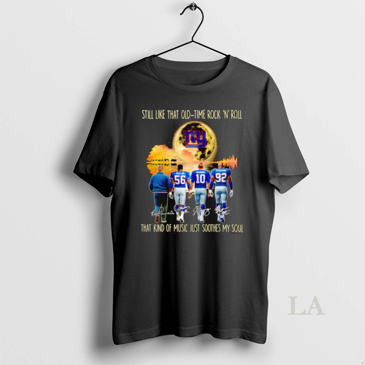 Original New York Giants Players Still Like That Old Time Rock N Roll That Kind Of Music Shirt