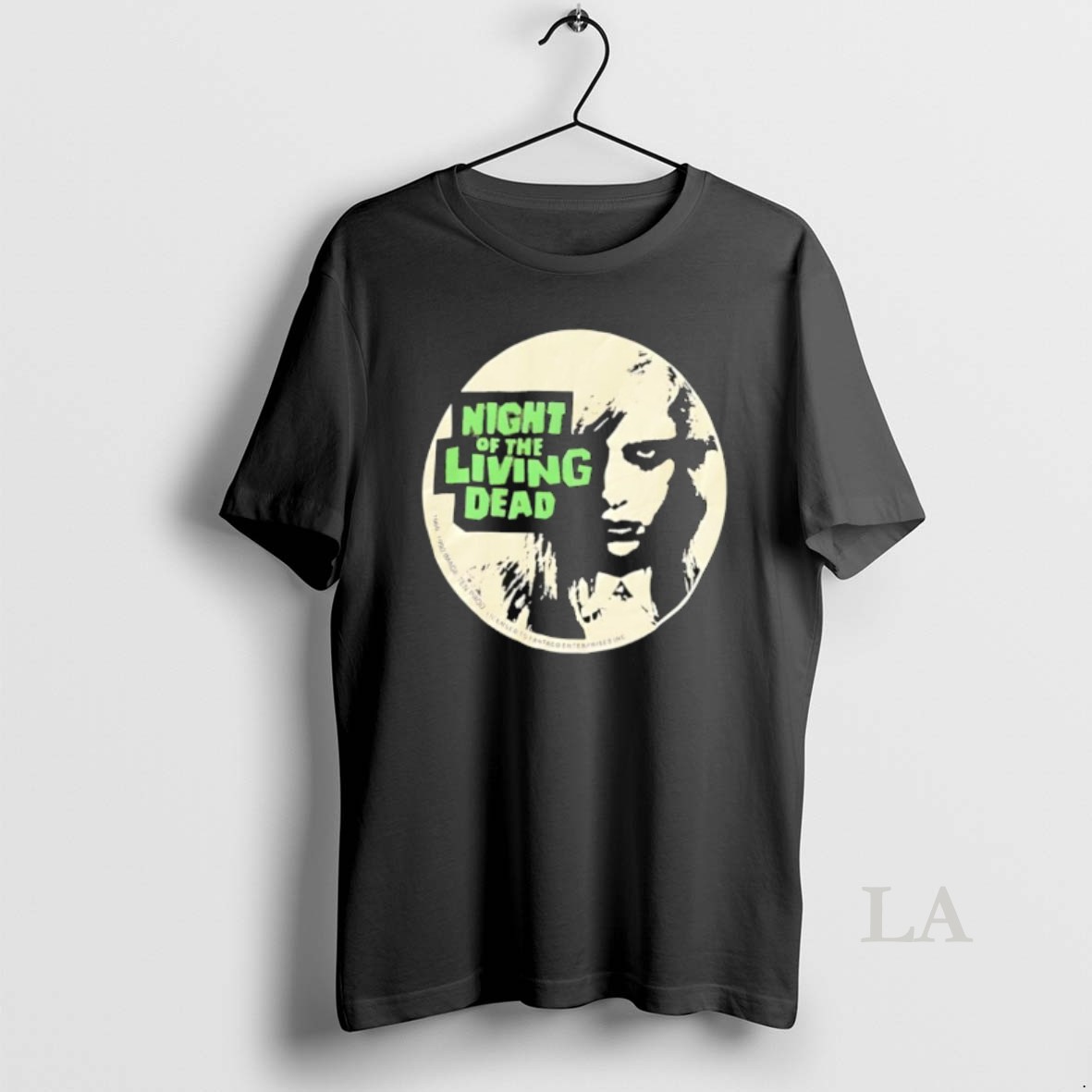 Original Night Of The Living Dead Zombie Face Movie Shirt