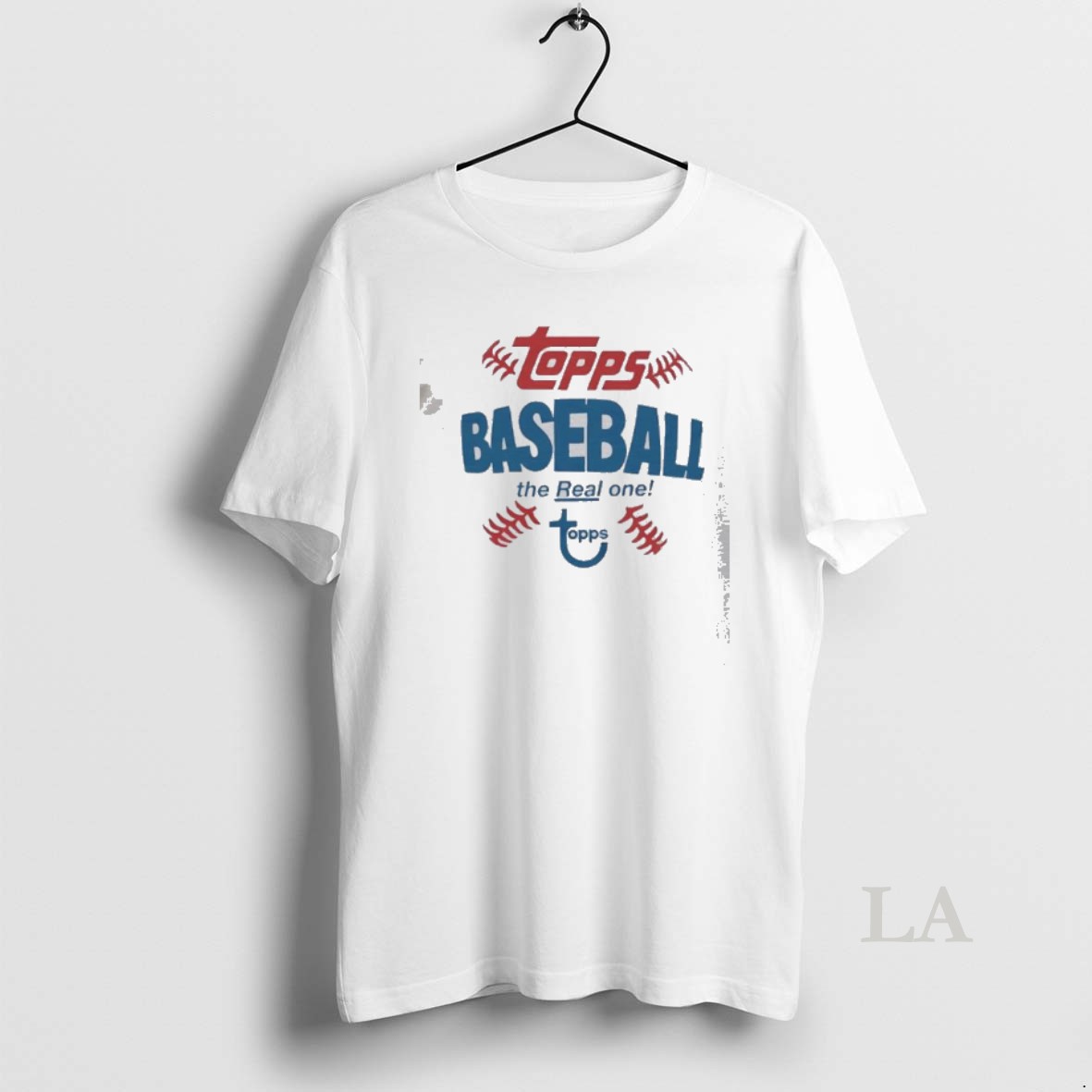 Original Topps Baseball The Real One Logo Graphic Shirt