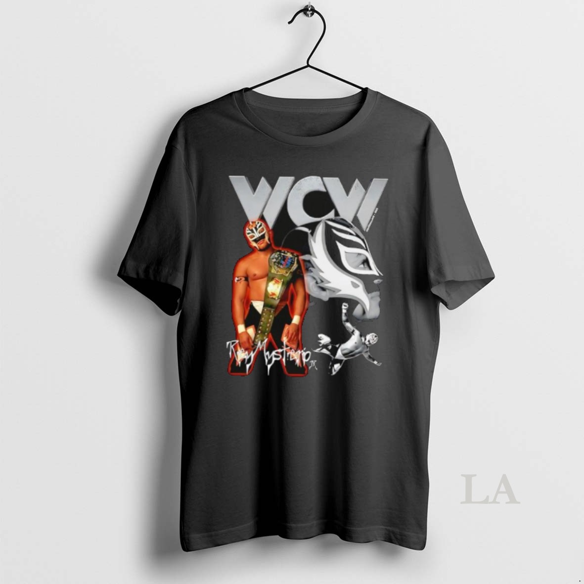 Original Wcw Rey Mysterio Jr World Heavyweight Champion Wrestling Shirt
