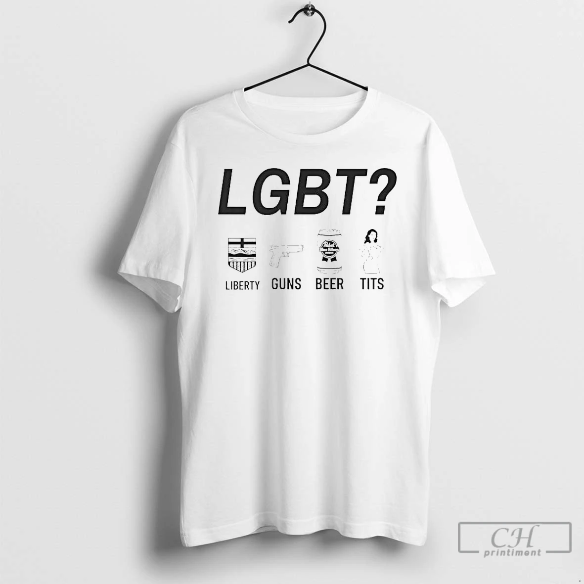 Premium Lgbt Liberty Guns Beer Tits Tee T Shirts Sweater Hoodie