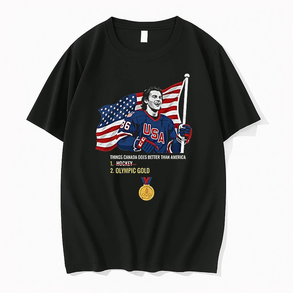 Usa Mens Hockey Team Things Canada Does Better Than America Olympic Gold Tshirts Sweater Hoodie