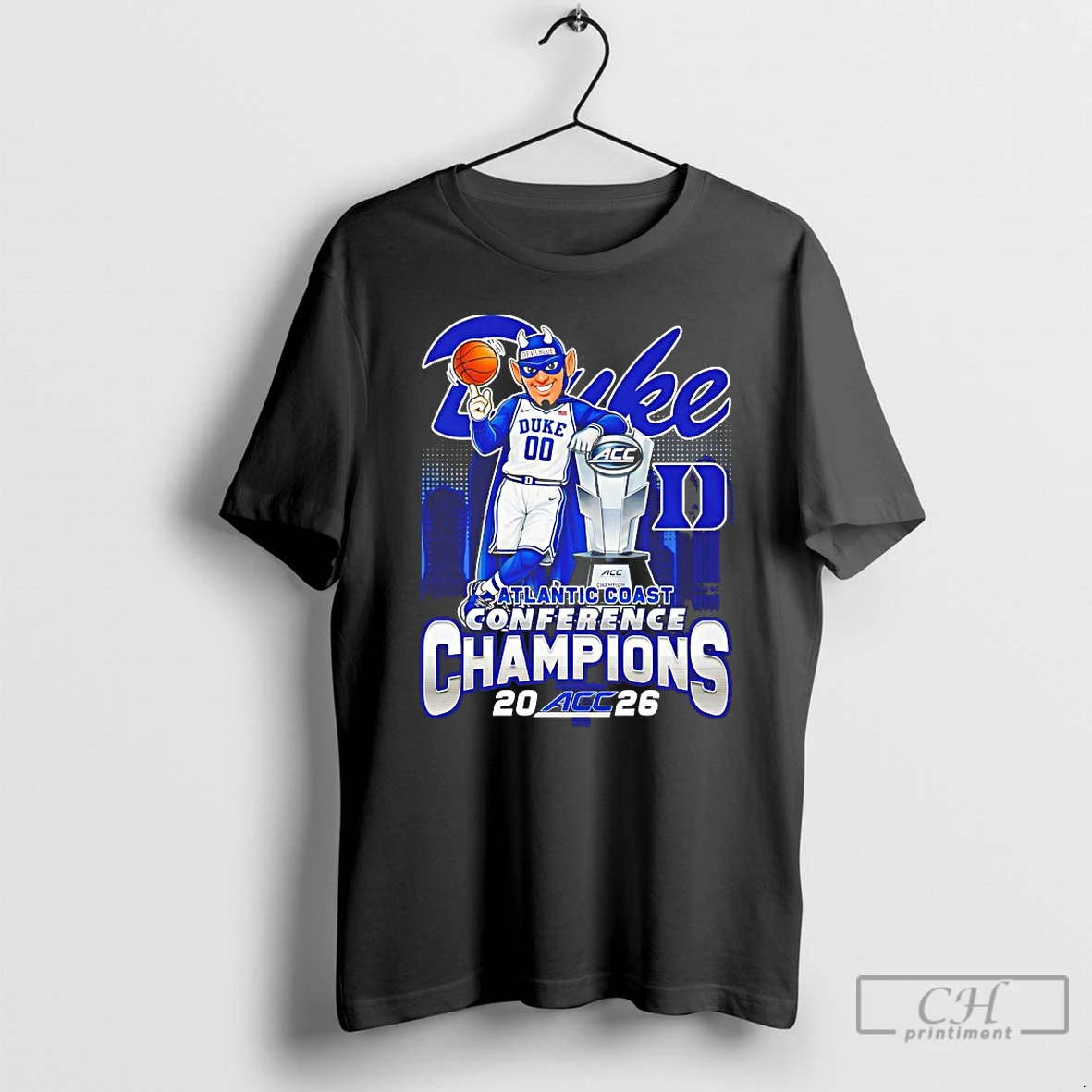 Classic Duke Blue Devils Atlantic Coast Conference Champions Mascot T Shirts Sweater Hoodie