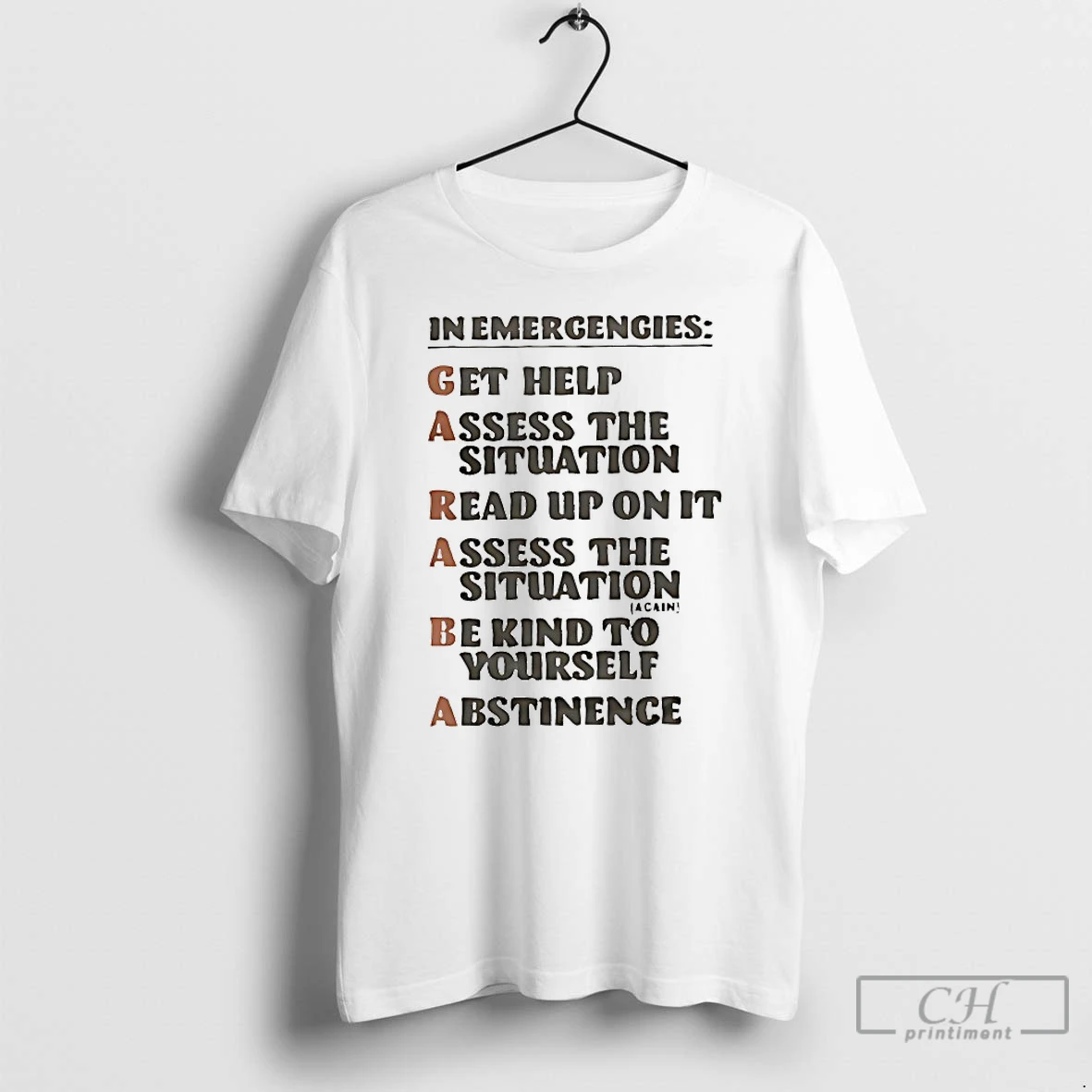 Classic In Emergengies Get Help Assess The Situation Read Up On It T Shirts Sweater Hoodie
