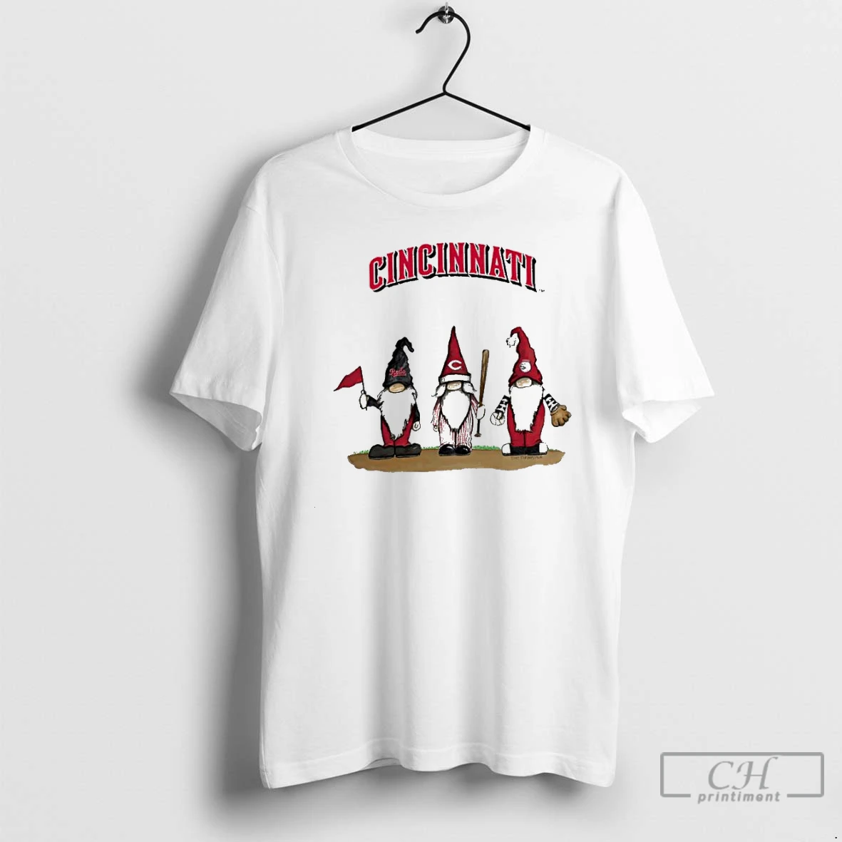 Classic Nationals Gnomes With Cincinnati Reds Basketball T Shirts Sweater Hoodie