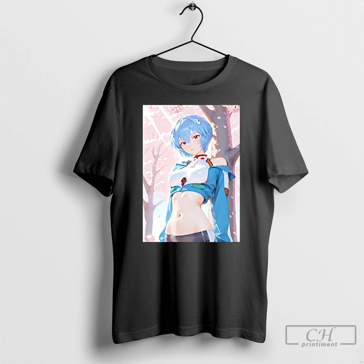 Classic Rei Ayanami Neon Genesis Evangelion Spring Anime T Shirts Sweater Hoodie