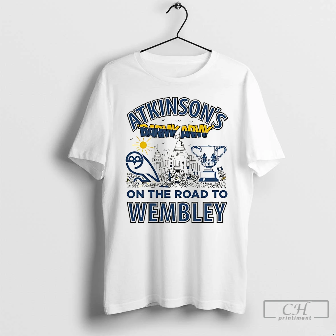 Classic Sheffield Wednesday Atkinsons Barmy Army On The Road To Wembley T Shirts Sweater Hoodie