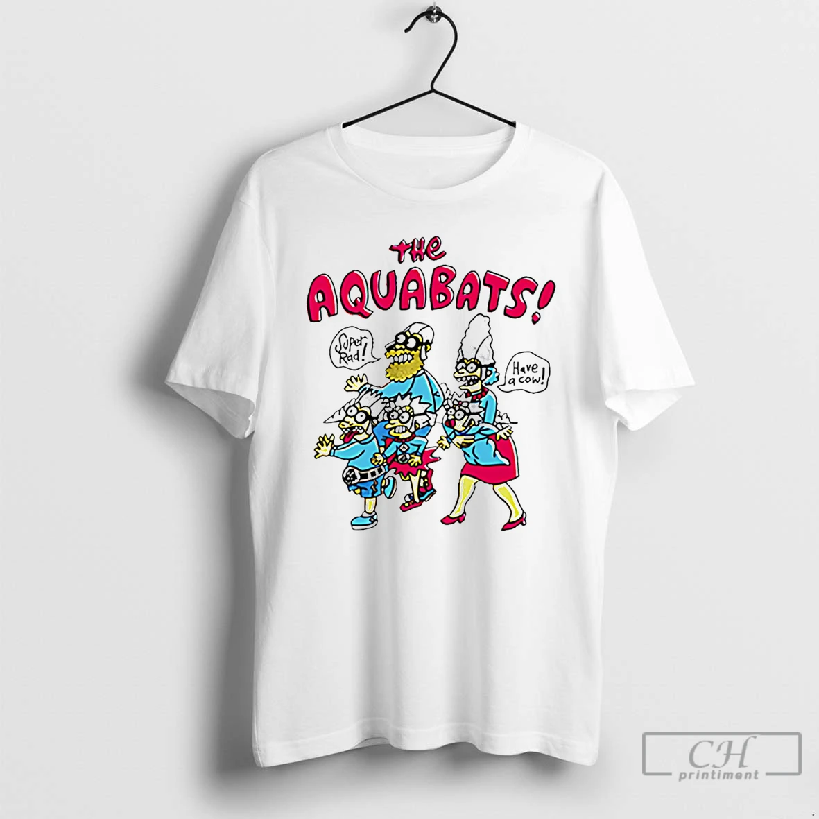 Classic The Aquabats Happy Family Cartoon T Shirts Sweater Hoodie