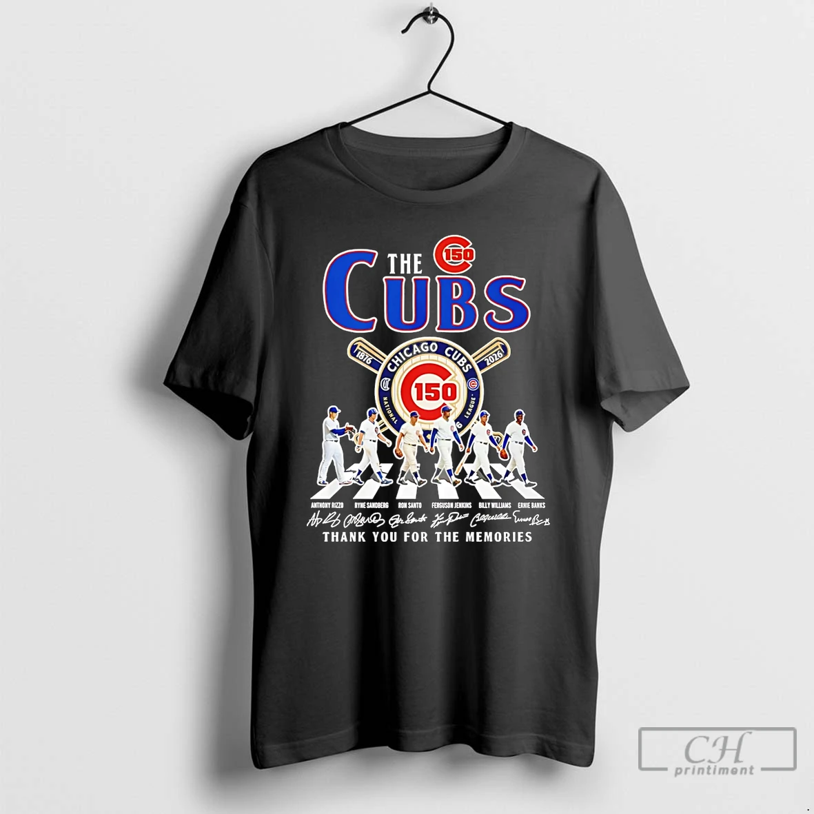 Classic The Cubs 150th Anniversary 1876 2026 Thank You For The Memories T Shirts Sweater Hoodie