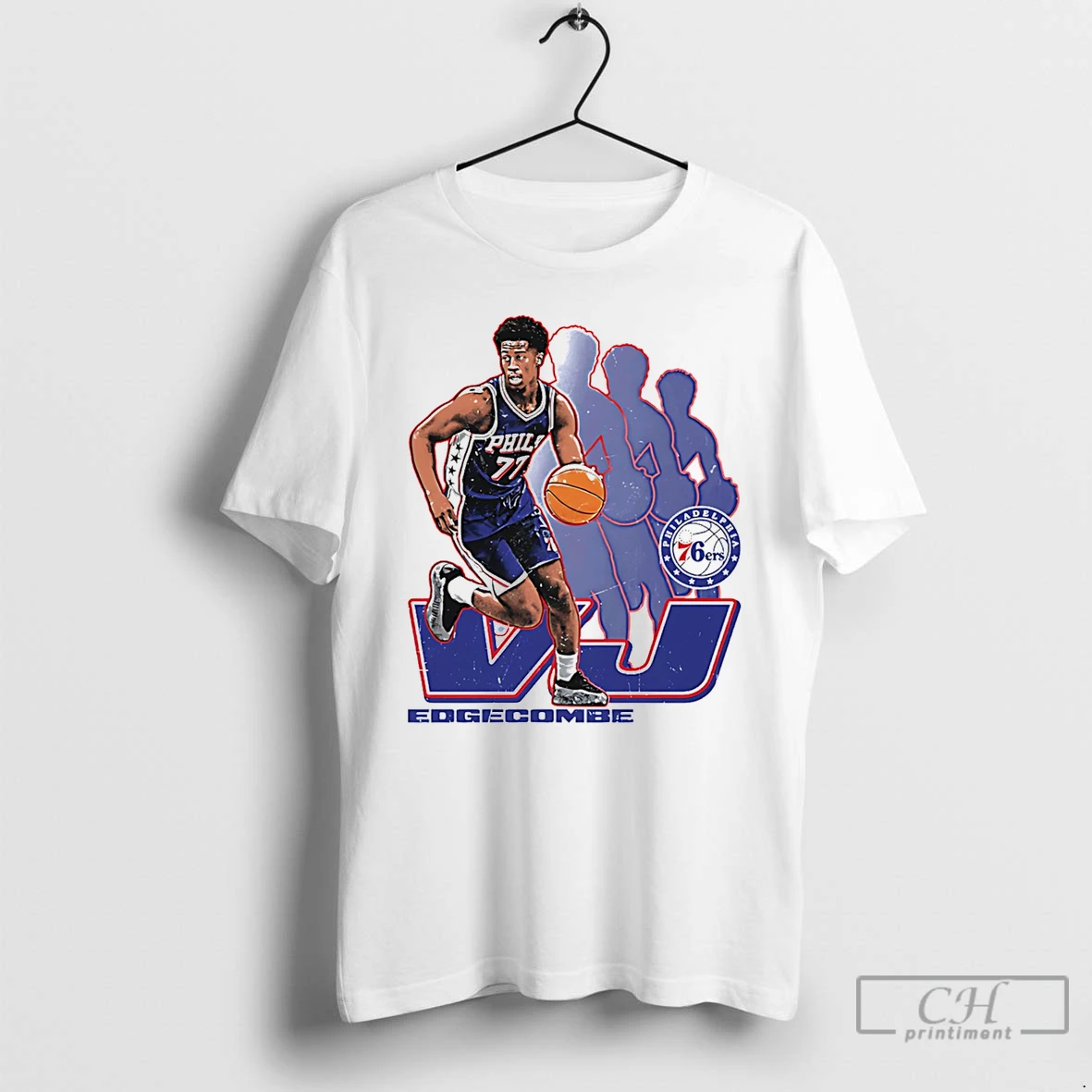 Classic Vj Edgecombe Philadelphia 76ers Retro Signature T Shirts Sweater Hoodie