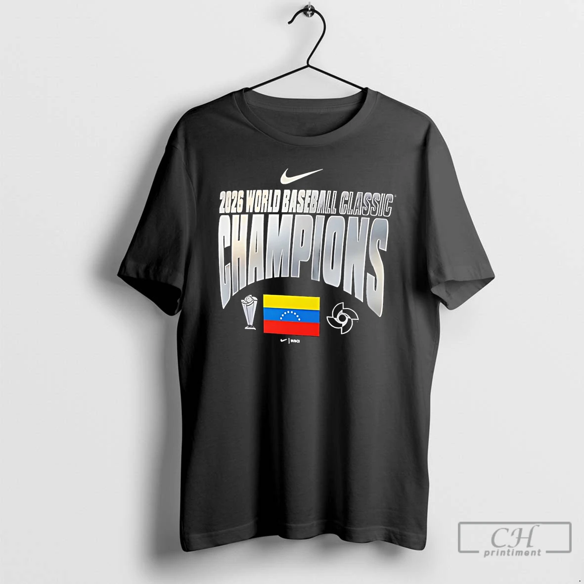 Classic Venezuela World Baseball Classic Champions 2026 Nike Logo T Shirts Sweater Hoodie