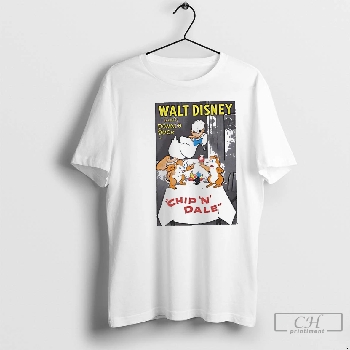 Classic Walt Disney Donald Duck And Chip N Dale T Shirts Sweater Hoodie