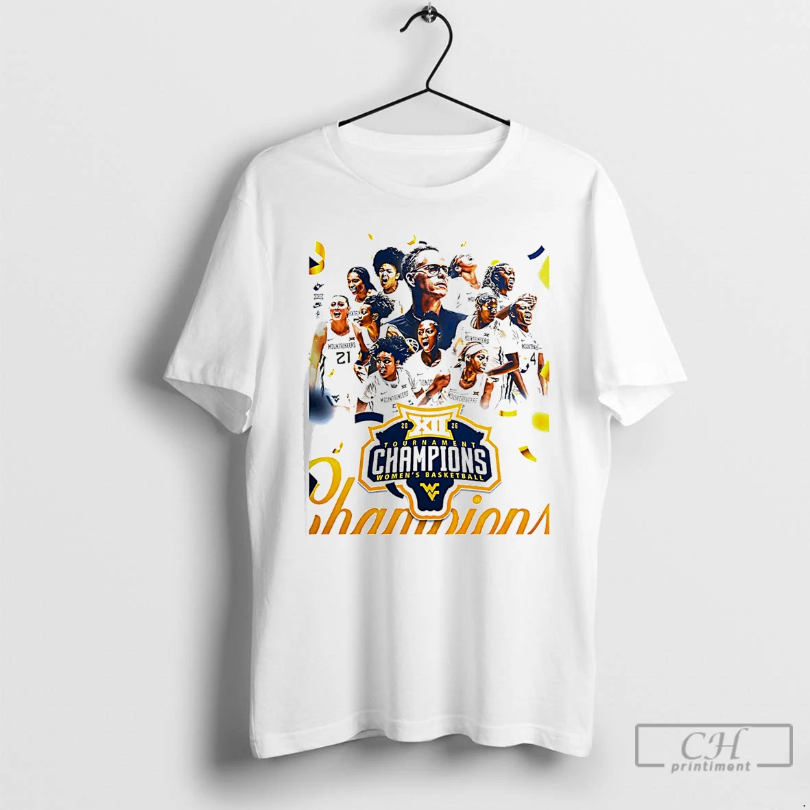 Classic West Virginia Mountaineers Womens Basketball 2026 Big 12 Tournament Champions T Shirts Sweater Hoodie