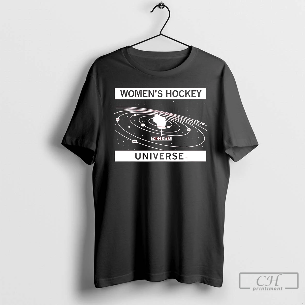 Classic Wisconsin Womens Hockey Universe The Center Galaxy T Shirts Sweater Hoodie