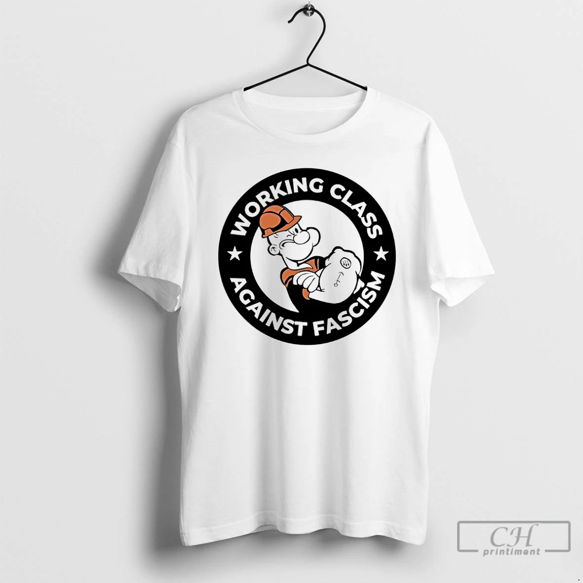 Classic Working Class Against Fascism T Shirts Sweater Hoodie