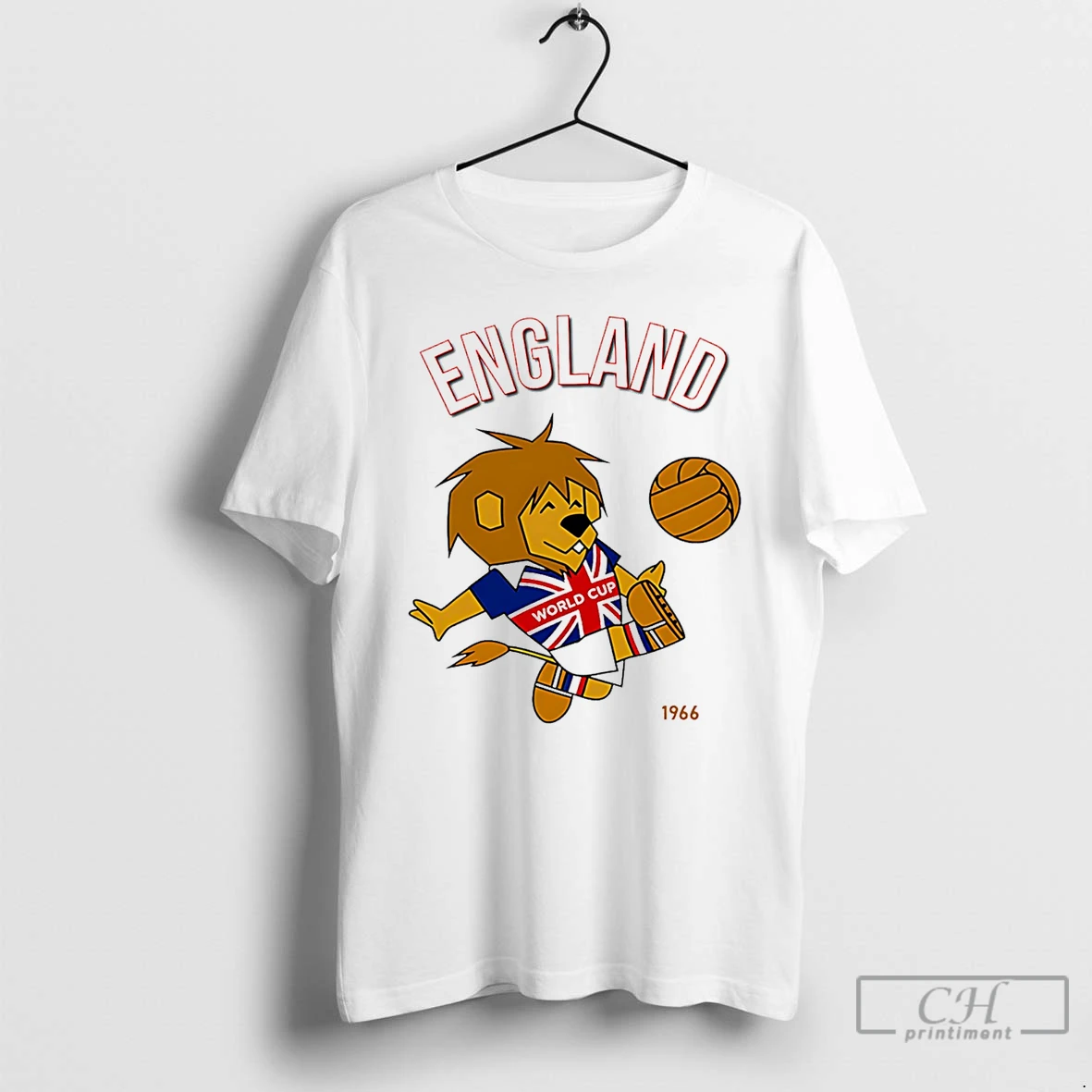 Classic World Cup Willie England 1966 Mascot T Shirts Sweater Hoodie