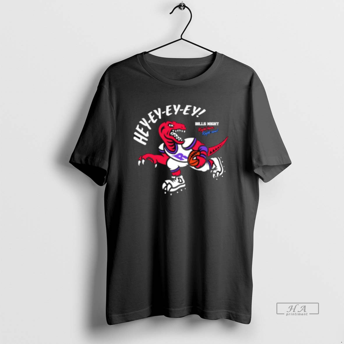 Official Toronto Raptors Bills Night Right Here Right Now Hey Ey Ey Ey T Shirt