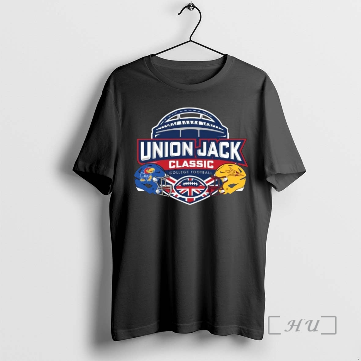 Officials Arizona State Sun Devils Vs Kansas Jayhawks 2026 Union Jack Classic Matchup Premium T Shirts Sweater Hoodie