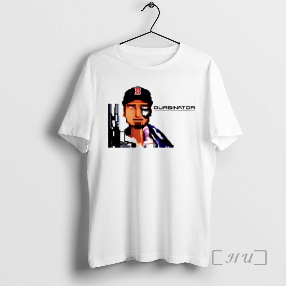 Officials Boston Red Sox The Durbinator Pixel 8bit Game Premium T Shirts Sweater Hoodie