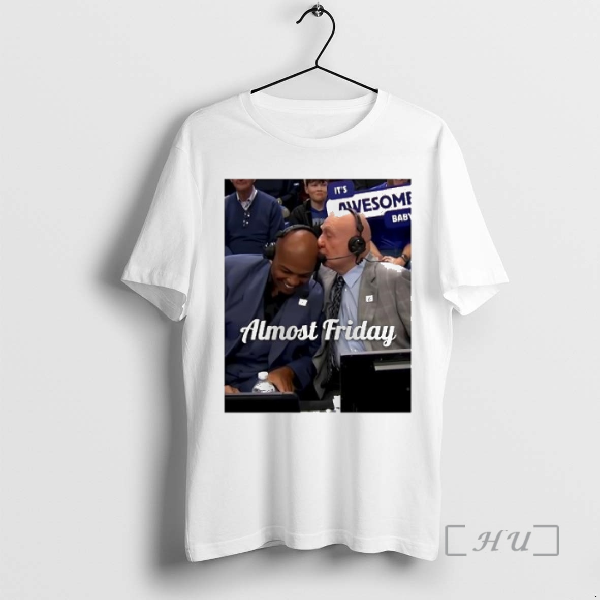 Officials Dick Vitale Kisses Charles Barkley Almost Friday Funny Moment Womens Premium T Shirts Sweater Hoodie