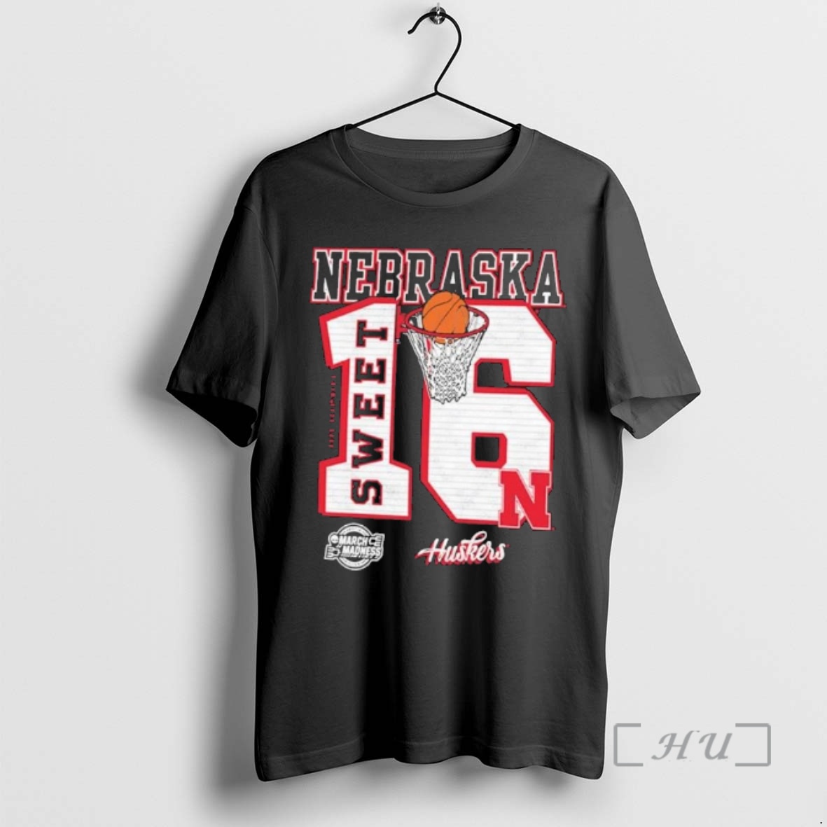Officials Nebraska Cornhuskers 2026 Ncaa March Madness Sweet 16 Bound Premium T Shirts Sweater Hoodie