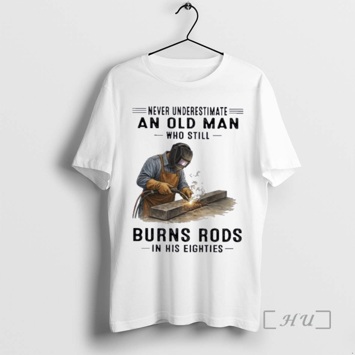Officials Never Underestimate An Old Man Who Still Burns Rods In His Eighties Classic Premium T Shirts Sweater Hoodie