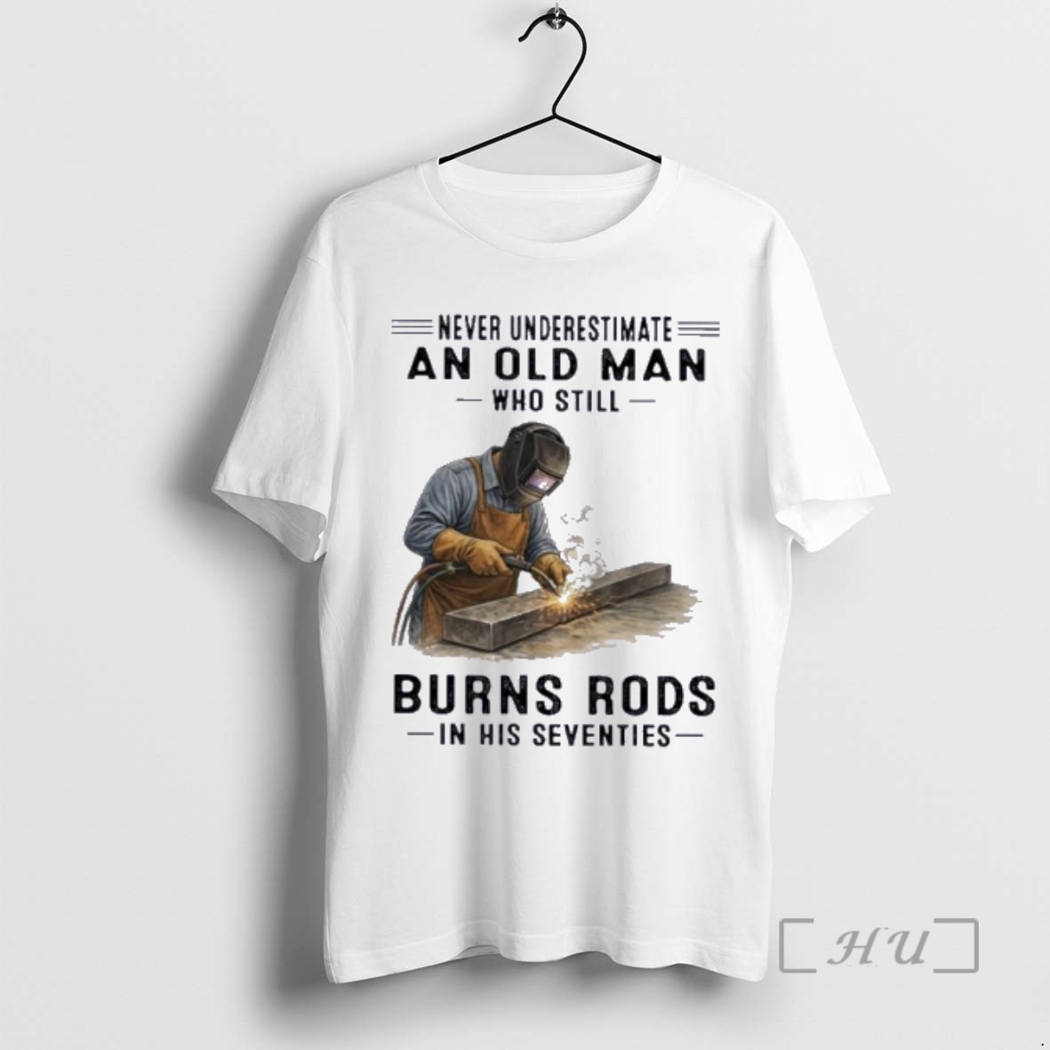 Officials Never Underestimate An Old Man Who Still Burns Rods In His Seventies Classic Premium T Shirts Sweater Hoodie