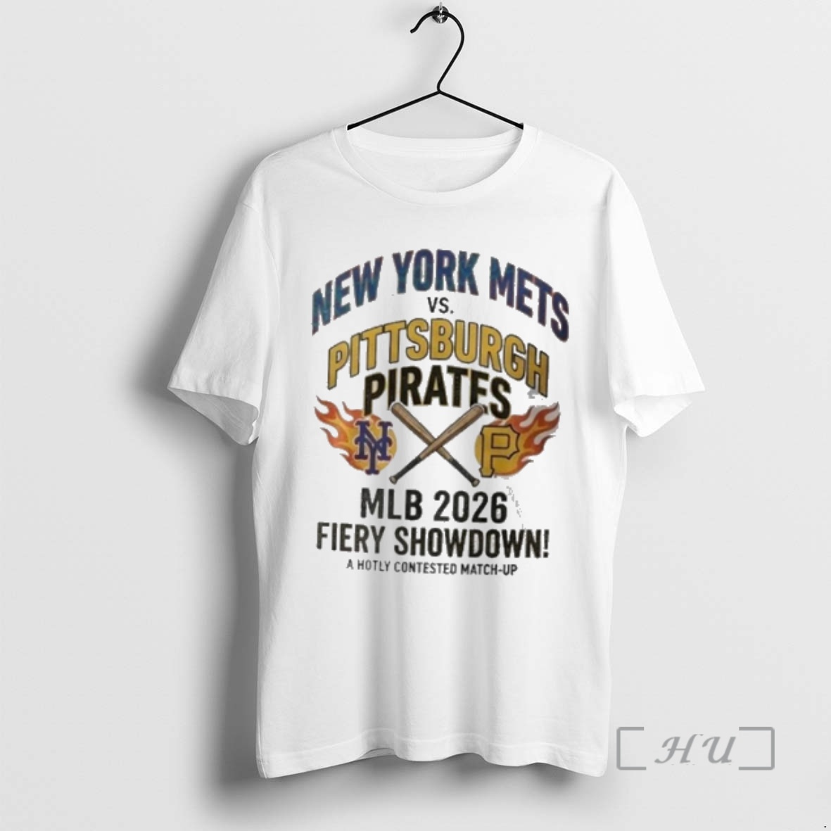 Officials New York Mets Vs Pittsburgh Pirates Mlb 2026 Fiery Showdown Premium T Shirts Sweater Hoodie