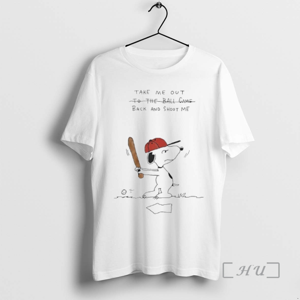 Officials Snoopy Wearing Red Hat Playing Baseball Take Me Out To The Ball Game Back And Shoot Me Premium T Shirts Sweater Hoodie