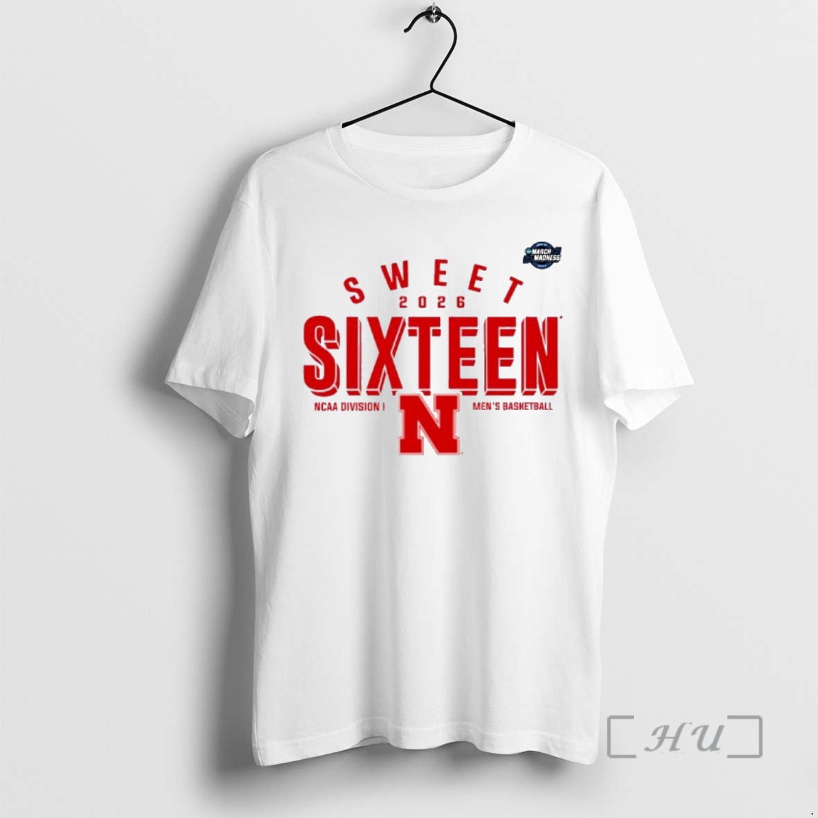 Officials Sweet 16 Nebraska Cornhuskers 2026 Ncaa Mens Basketball Premium T Shirts Sweater Hoodie