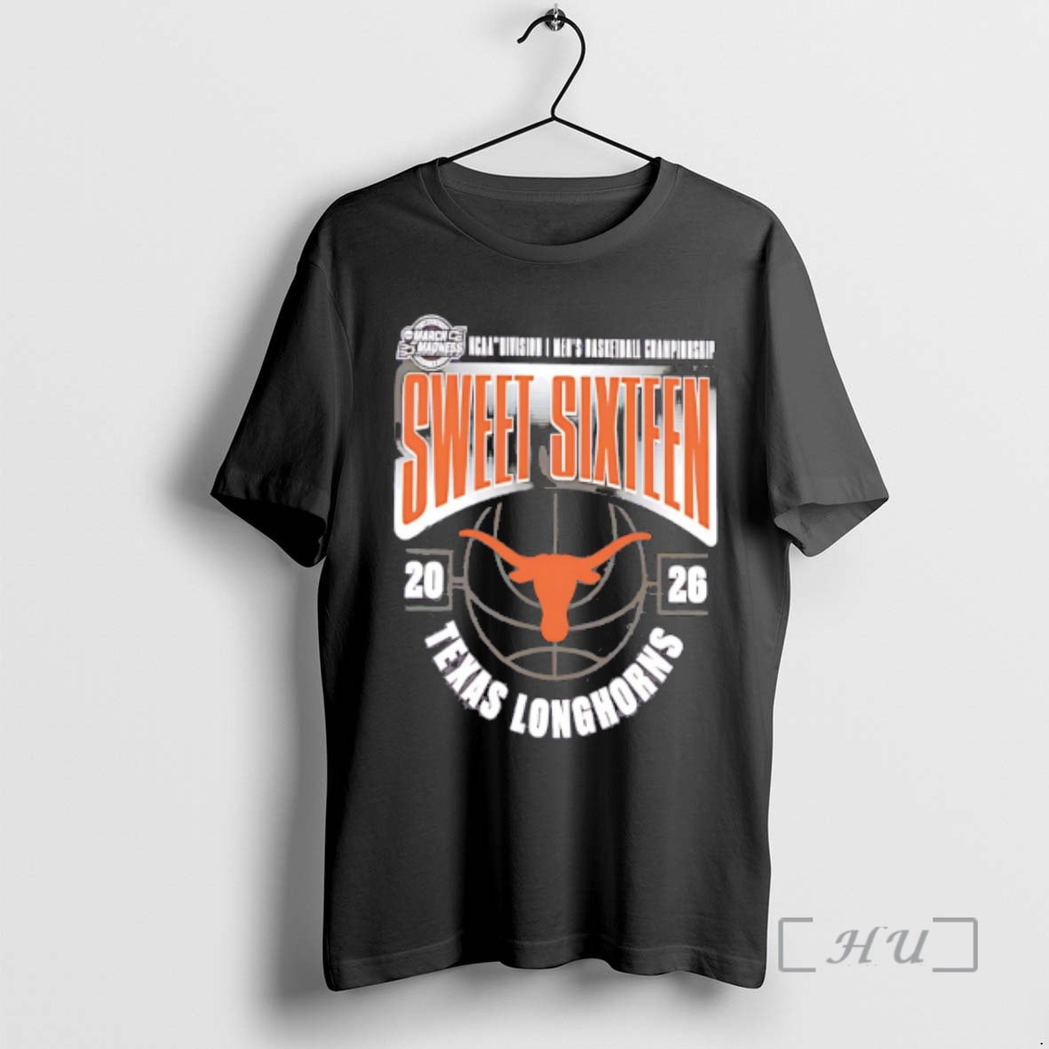 Officials Texas Longhorns 2026 Ncaa Mens Basketball Tournament March Madness Sweet 16 Logo Premium T Shirts Sweater Hoodie