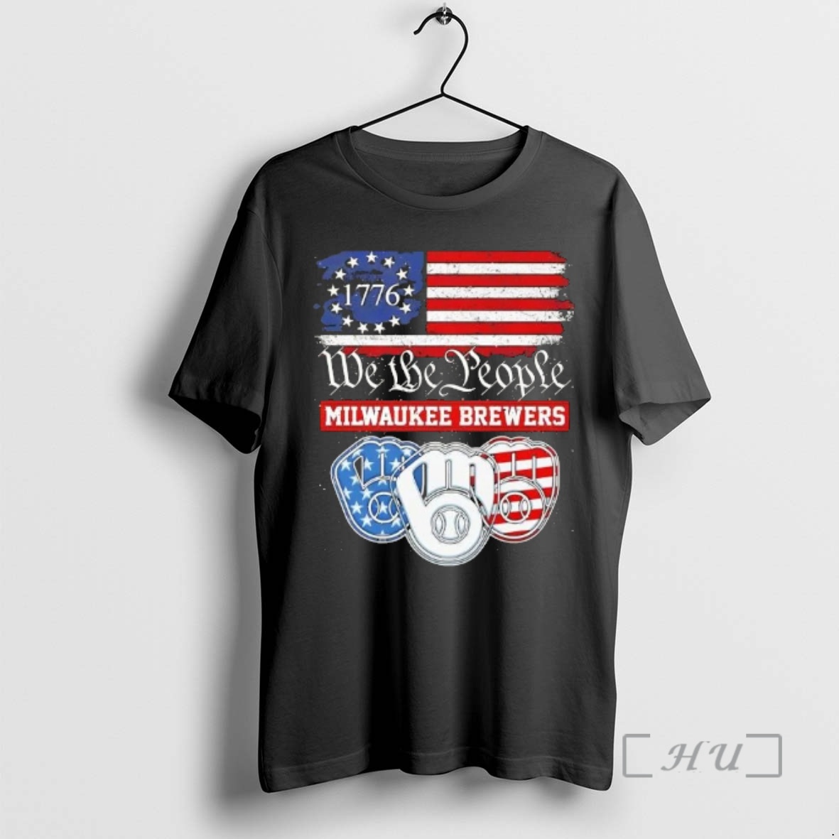 Officials We The People Milwaukee Brewers American Since 1776 Premium T Shirts Sweater Hoodie
