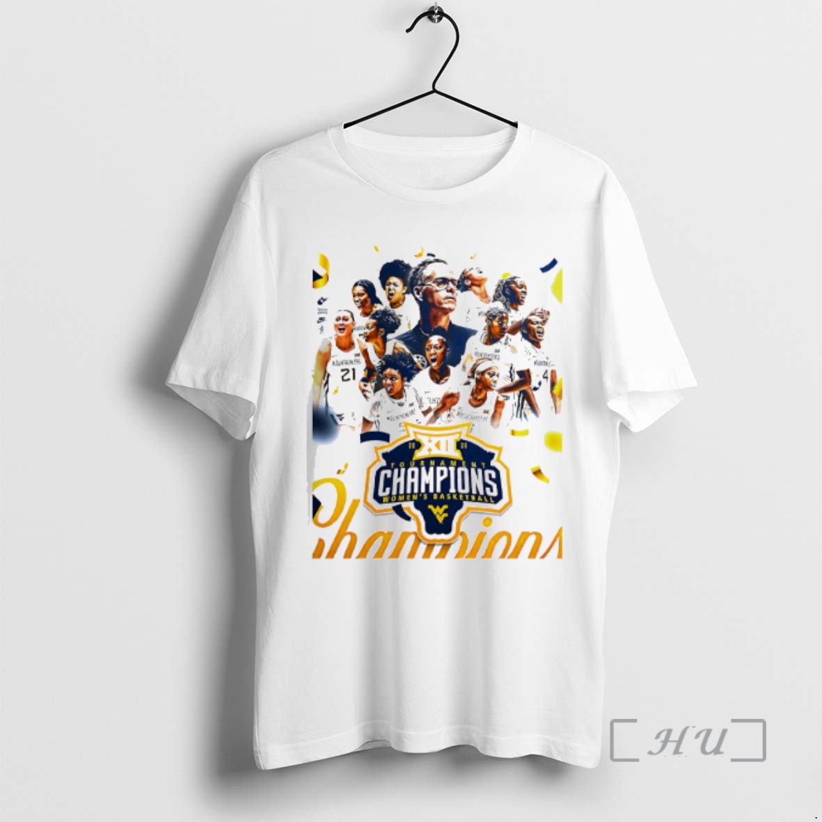 Officials West Virginia Mountaineers Womens Basketball 2026 Big 12 Tournament Champions Premium T Shirts Sweater Hoodie