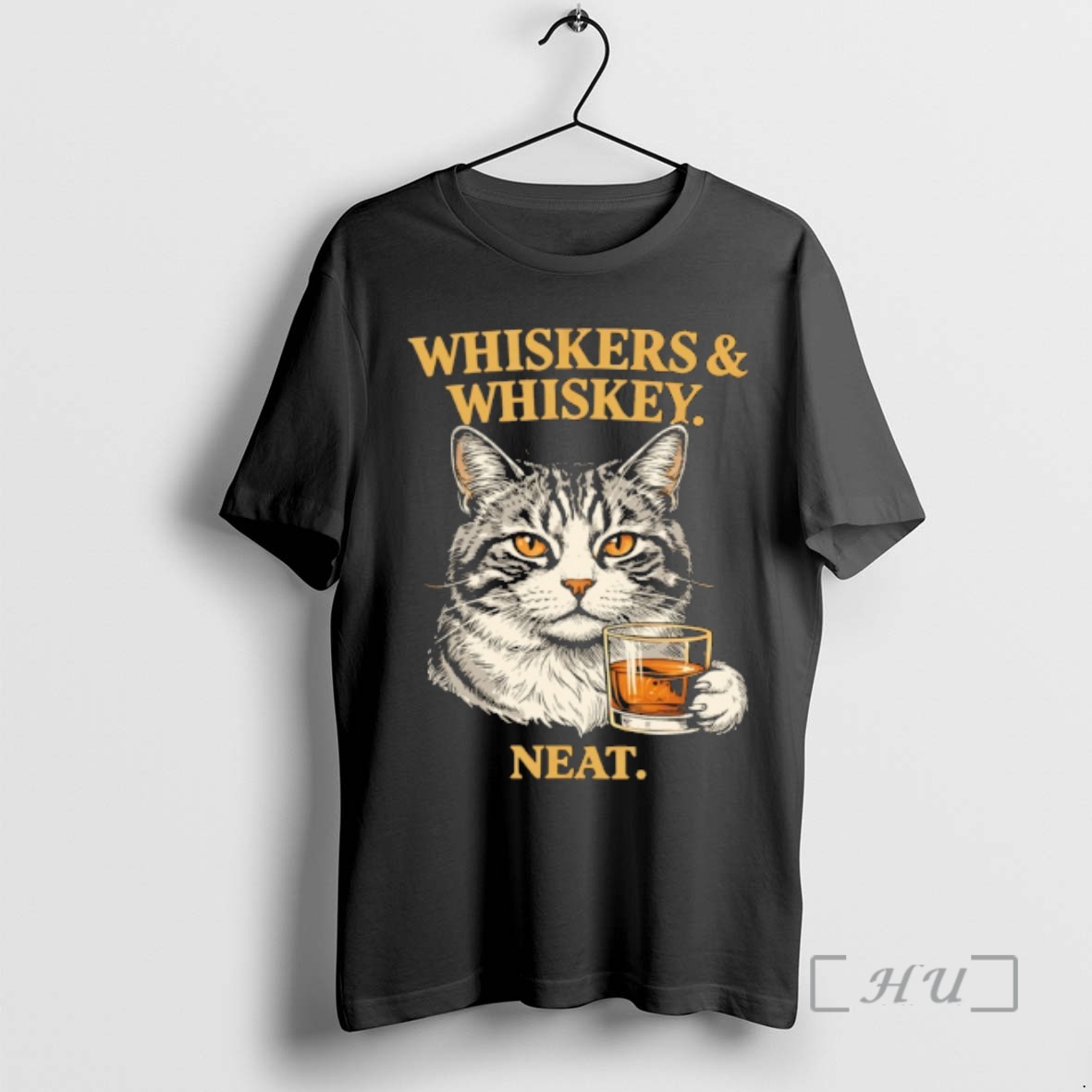 Officials Whiskers And Whiskey Neat Cat Premium T Shirts Sweater Hoodie