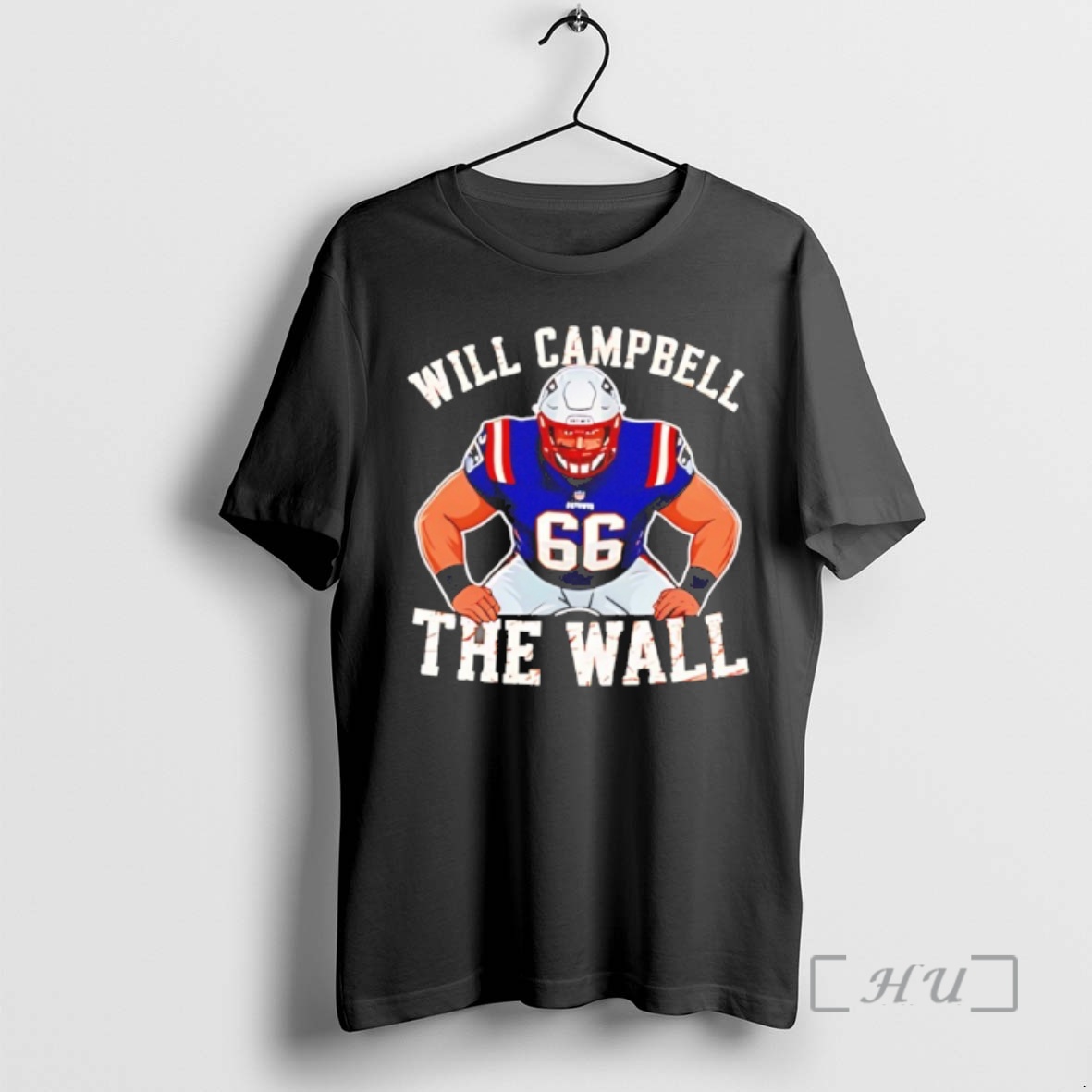 Officials Will Campbell Player 66 The Wall New England Patriots Premium T Shirts Sweater Hoodie