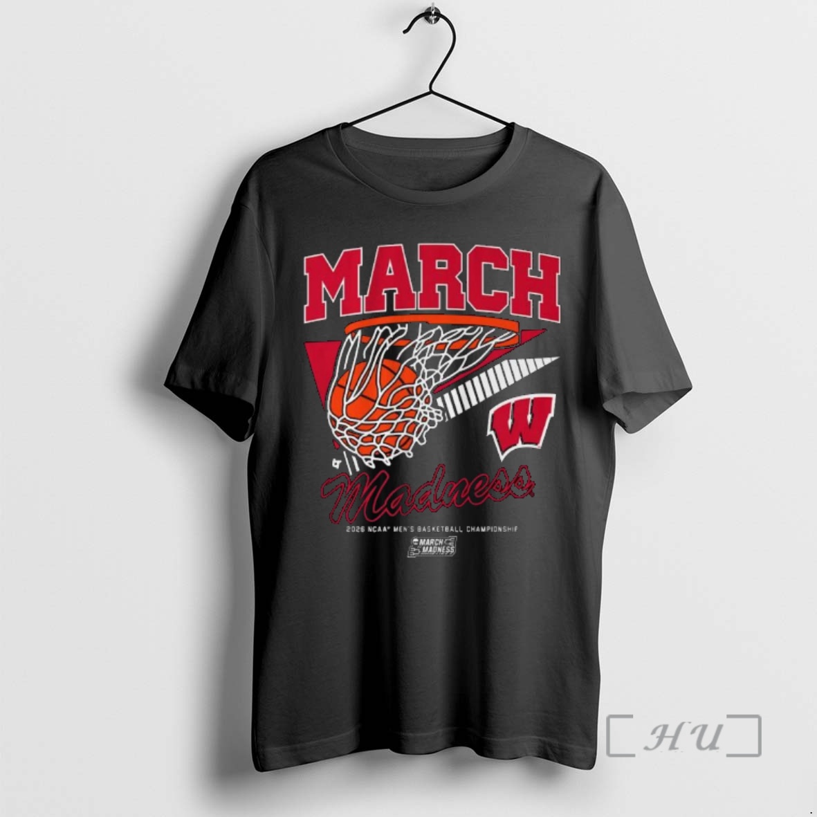 Officials Wisconsin Badgers Mbb 2026 March Madness Premium T Shirts Sweater Hoodie
