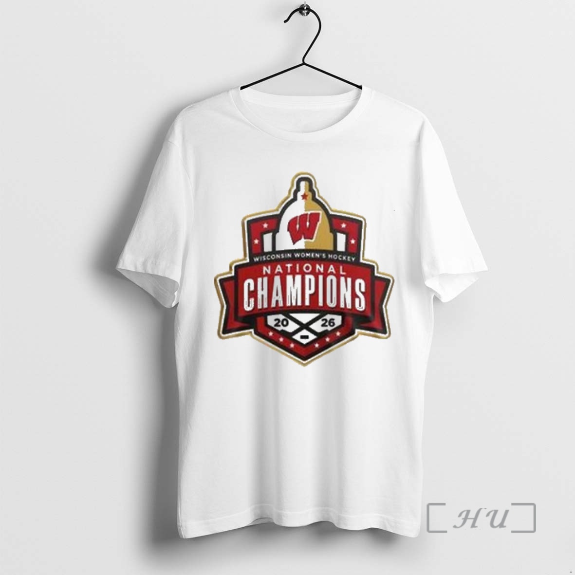 Officials Wisconsin Badgers Ncaa Ice Hockey 2026 National Champions Two Sided Mockup Two Side Premium T Shirts Sweater Hoodie