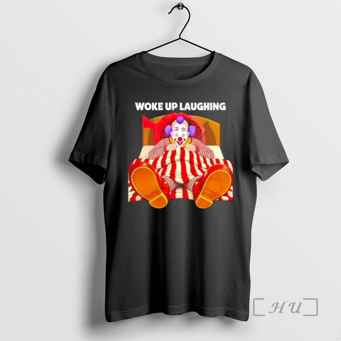 Officials Woke Up Laughing Clown Cartoon Premium T Shirts Sweater Hoodie