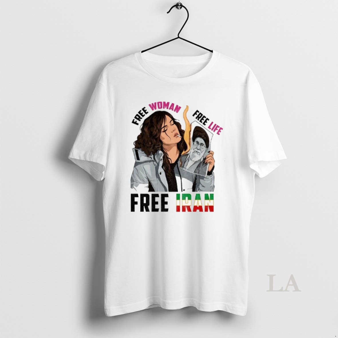 Original Ali Khamenei Free Woman Free Life Free Iran Iranian Protest Shirt