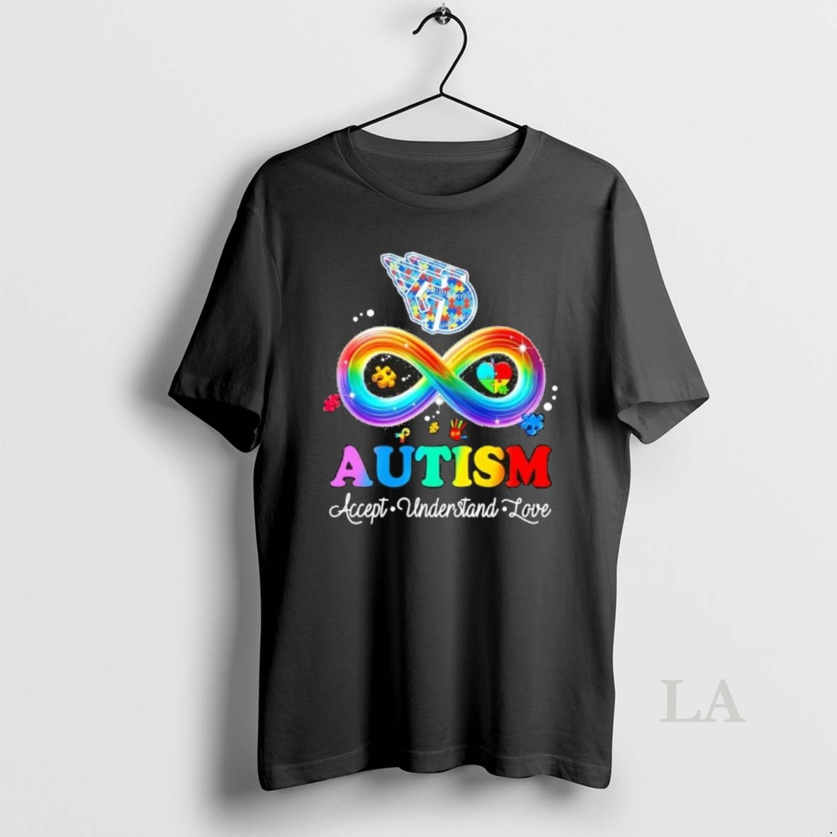 Original Autism Accept Understand Love Cleveland Guardians Baseball Logo Colors Shirt