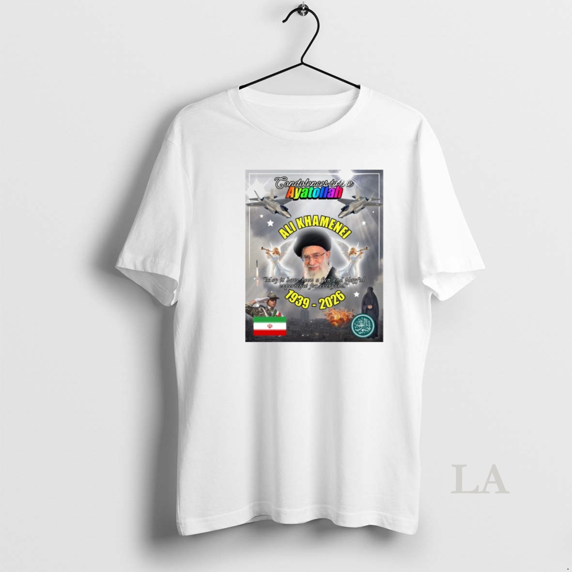 Original Condolences To The Ayatollah Ali Khamenei May It Have Been A Fun And Playful Experience For Everyone 1939 2026 Shirt