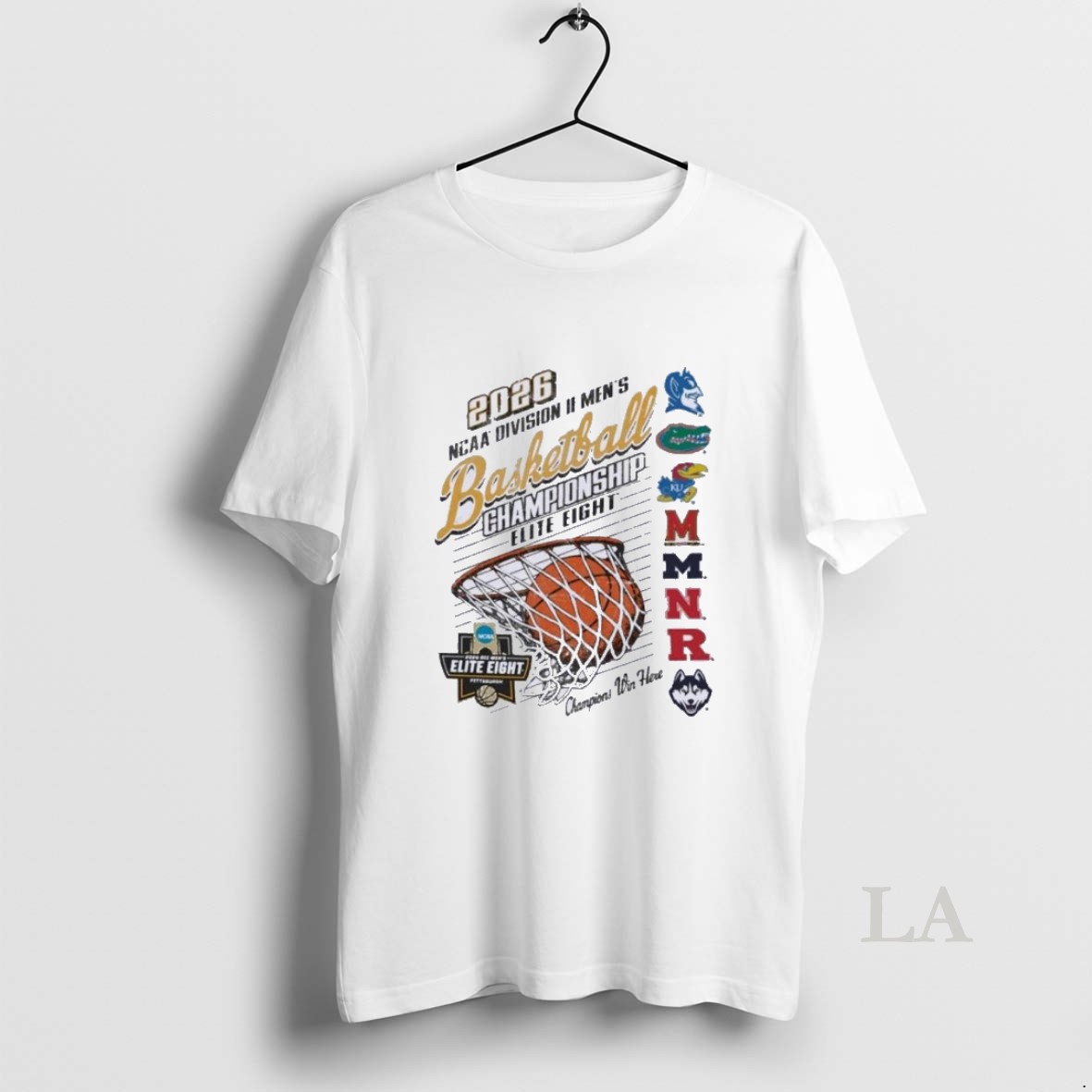 Original Elite Eight 2026 Ncaa Dii Mens Basketball Championship Shirt