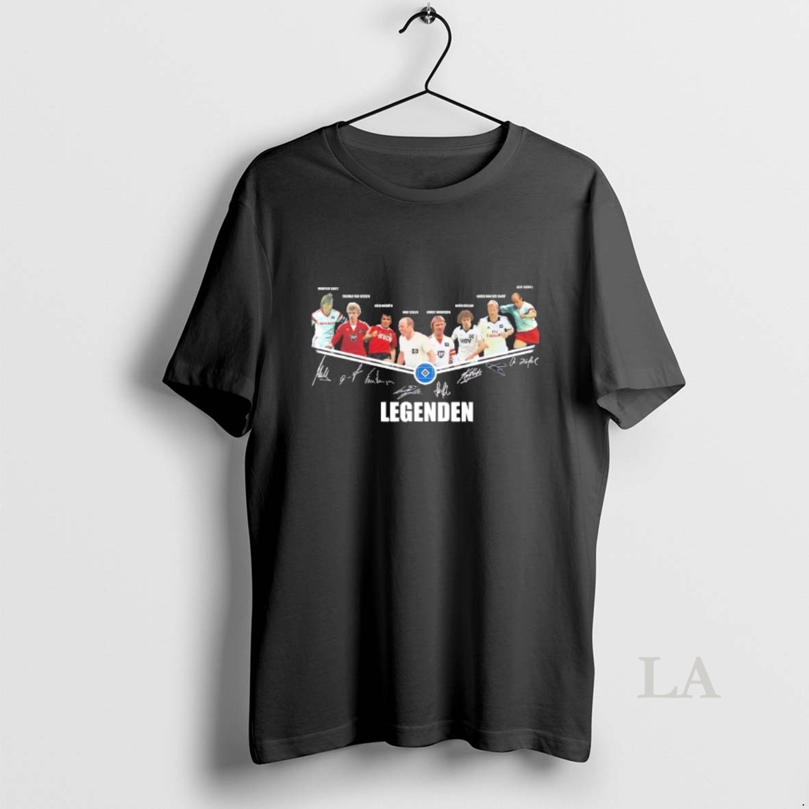 Original Hamburger Sv Team Players Legends Signature Tee Shirt