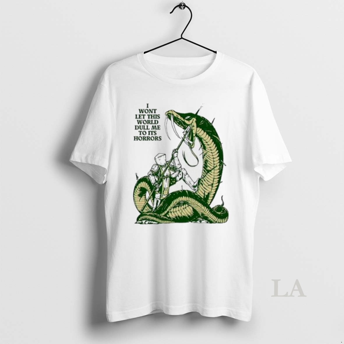 Original I Wont Let This World Dull Me To Its Horrors Knights Fight Monsters Womens Shirt