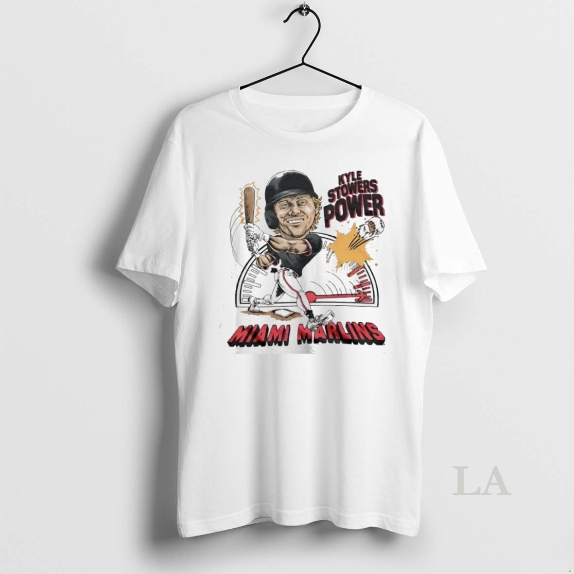 Original Marlins Marlins Kyle Stowers Power Caricature Shirt