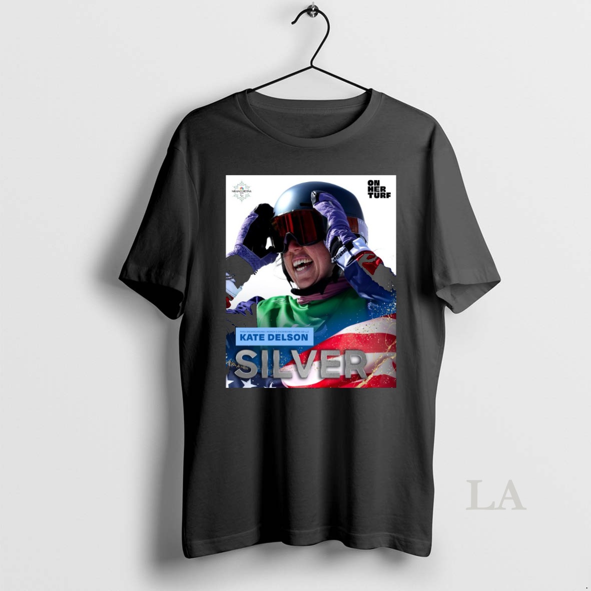 Original Milano Cortina 2026 Para Snowboarding Womens Snowboard Cross Sb Ll2 Kate Delson Silver Medal Shirt